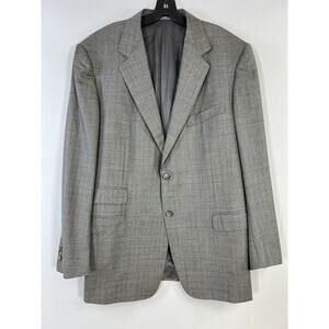 Ermenegildo Zegna Trofeo Blazer Suit Jacket 56 R 100% Wool Made In Italy